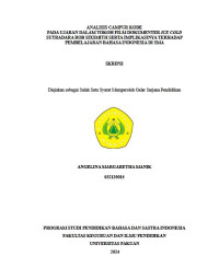 Analisis Campur Kode Pada Ujaran Dalam Tokoh Film Dokumentar ICE COLD Sutradara ROB SIXSMITH Serta Implikasinya Terhadap Pembelajaran Bahasa Indonesia di SMA