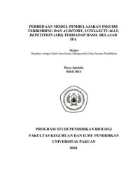 Perbedaan Model Pembelajaran Inkuiri Terbimbing Dan Auditory, Intellectually, Repetition (AIR) Terhadap  Hasil Belajar Ipa