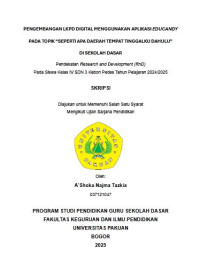 Pengembangan LKPD Digital Menggunakan Aplikasi Educandy Pada Topik 