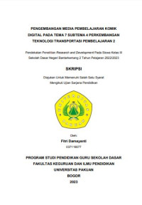 Pengembangan Media Pembelajaran Komik Digital pada Tema 7 Subtema 4 Perkembangan Teknologi Transportasi Pembelajaran 2