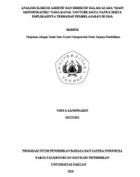 Analisis Ilokusi Asertif dan Direktif dalam Acara 
