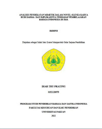 Analisis Pendekatan Mimetik dalam Novel Olenka Karya Budi Darma dan Implikasinya Terhadap Pembelajaran Bahasa Indonesia di SMA.