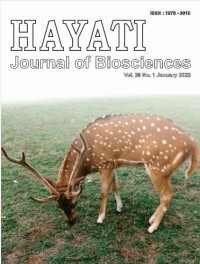 HAYATI Journal of Biosciences : Vol. 29 No. 1 (2022) January 2022