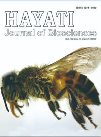 HAYATI Journal of Biosciences : Vol. 29 No. 2 (2022) March 2022