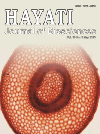 HAYATI Journal of Biosciences : Vol. 30 No. 3 (2023) May 2023