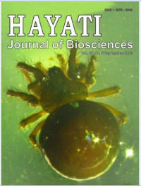 HAYATI Journal of Biosciences : Vol. 30 No. 5 (2023) September 2023