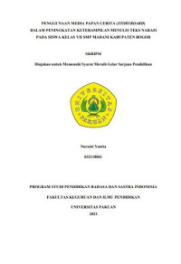 Penggunaan Media Papan Cerita (Storyboard) dalam Peningkatan Keterampilan Menulis Teks Narasi pada Siswa Kelas VII SMP Madani Kabupaten Bogor.