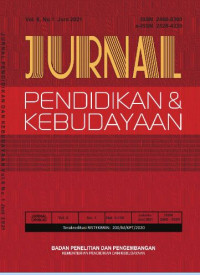 Jurnal Pendidikan dan Kebudayaan : Vol. 6 No. 1 (2021)