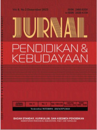 Jurnal Pendidikan dan Kebudayaan : Vol. 8 No. 2 (2023)