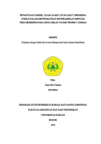 Penggunaan Model Teams Games Tournament Bermedia Puzzle dalam Meningkatkan Keterampilan Menulis Teks Deskripsi pada Siswa Kelas VII SMP Negeri 2 Ciomas.