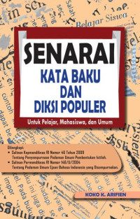 Senarai Kata Baku Dan Diksi Populer