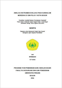 Analisis Intrumen Evaluasi pada kurikulum Merdeka di SDN 1 Kota Bogor