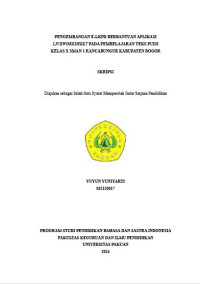 Pengembangan E-LKPD Berbatuan Aplikasi LIVEWORKSHEET Pada Pembelajaran Teks Puisi Kelas X SMAN 1 RANCABUNGUR KABUPATEN BOGOR