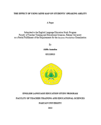 The Effect of Using Mind Map on Students Speaking Ability