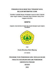 Pengaruh Rasa Ingin Tahu Terhadap Hasil Belajar Matematika Siswa