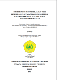 Pengembangan Media Pembelajaran Video Berbasis Powtoon Pada Tema Kayanya Negeriku Subtema Pemanfaatan Kekayaan Alam di Indonesia Pembelajaran 3 : Pendekatan Research and Development Pada Peserta Didik Kelas IV di SDN Bantarkemang 1 Tahun Pelajaran 2022/2023.