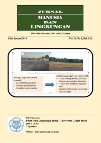 JURNAL MANUSIA DAN LINGKUNGAN VOL 26 NO 1 TAHUN 2019