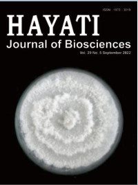 HAYATI Journal of Biosciences : Vol. 29 No. 5 (2022) September 2022