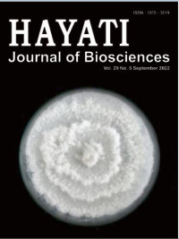 Image of HAYATI Journal of Biosciences : Vol. 29 No. 5 (2022) September 2022