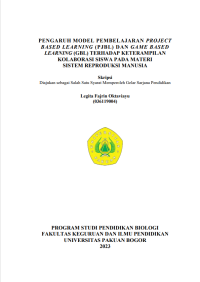 Pengaruh Model Pembelajaran Project Based Learning 