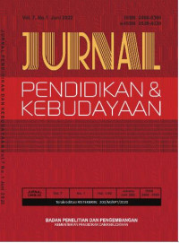 Jurnal Pendidikan dan Kebudayaan : Vol. 7 No. 1 (2022)