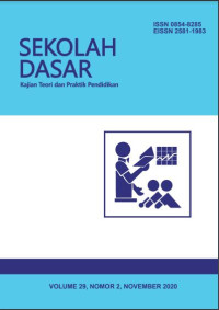 Jurnal Sekolah Dasar : Volume 29 Nomor 2 November 2020