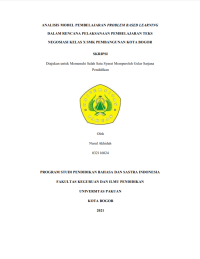 Analisis Model Pembelajaran Problem Based Learning dalam Rencana Pelaksanaan Pembelajaran Teks Negosiasi Kelas X SMK Pembangunan Kota Bogor.