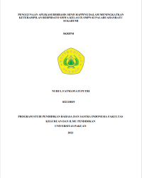 Penggunaan Aplikasi Berbasis Mind Mapping dalam Meningkatkan Keterampilan Berpidato Siswa Kelas IX SMPN 02 Palabuhanratu Sukabumi.
