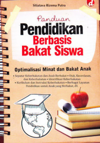 panduan pendidikan berbasis bakat siswa