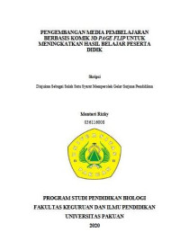 Pengembangan Media Pembelajaran Berbasis Komik 3D Page Flip untuk Meningkatkan Hasil Belajar Peserta Didik